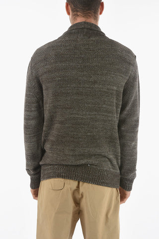 Cotton SOFT HEAVY Cargigan with Logoed Buttons