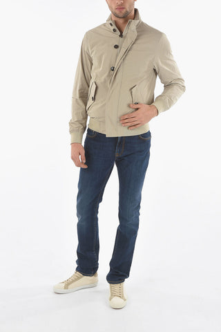 Hidden Closure CLUB Jacket with Flap Pockets