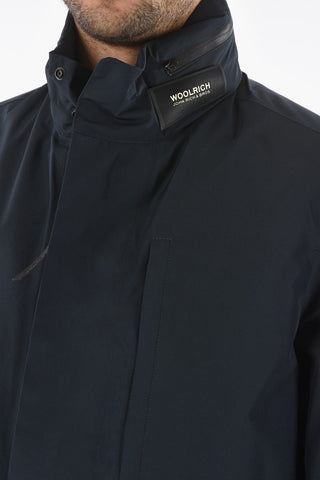 3 Pockets STAND UP COLLAR Padded Jacket with Extractable Hood