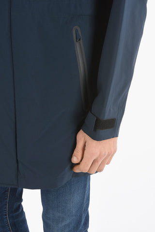 Giubbotto Utility Tech SPRING Con Cappuccio e Abbottonatura Nascosta