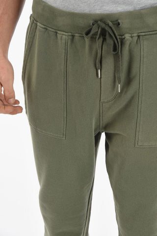PENN-RICH Joggers Effetto Acid Wash a 3 Tasche a Toppa