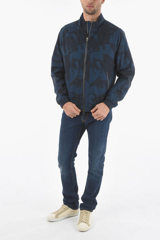 Zipped Closure Camouflage SOUTHBAY Bomber