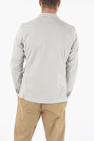 Patch Pockets Cotton Stretch 3-Buttons TRAVEL Blazer