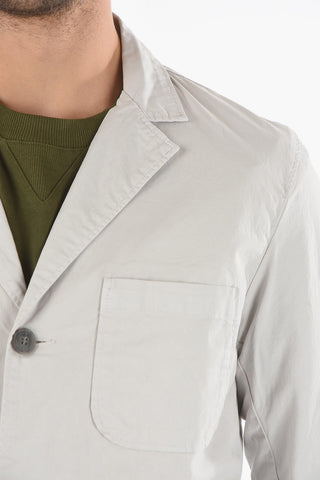 Patch Pockets Cotton Stretch 3-Buttons TRAVEL Blazer