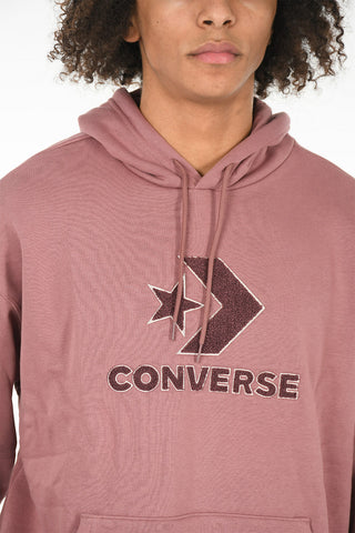 Loose Fit Sweatshirt GO-TO with Hood and Embossed Logo