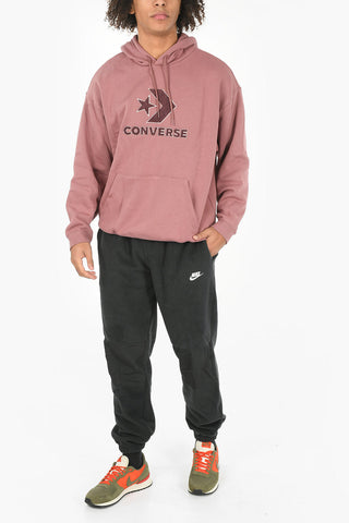 Loose Fit Sweatshirt GO-TO with Hood and Embossed Logo
