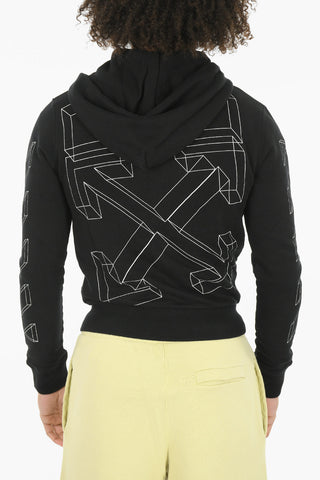 Printed DIAF 3D CARRYOVER Zipped Hoodie