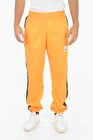 Fleeced Two-Tone 2 Pockets Joggers