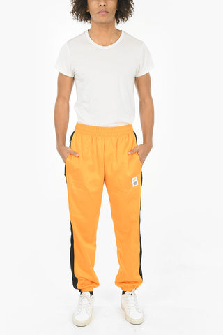 Fleeced Two-Tone 2 Pockets Joggers