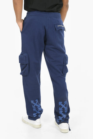 Printed Joggers With Pockets And Ankle Drawstrings