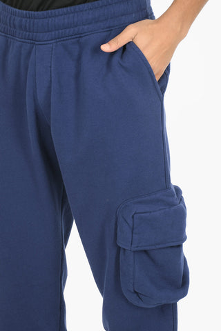 Printed Joggers With Pockets And Ankle Drawstrings