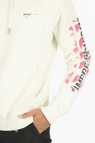Printed DIAG STENCIL Hoodie