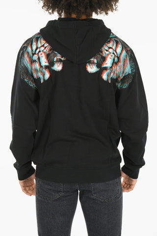 Zipped TAJO Printed Hoodie