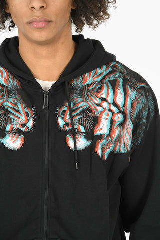 Zipped TAJO Printed Hoodie