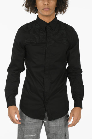 Long Sleeved RODRIGO Embroidered Shirt