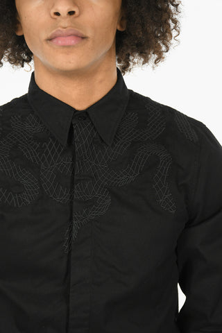 Long Sleeved RODRIGO Embroidered Shirt