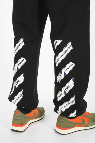 Printed AIRPORT TAPE SLIM Joggers