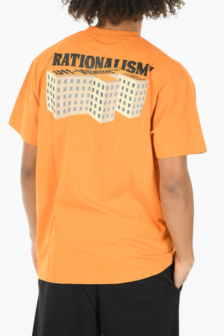 Short Sleeved BUILDING Printed Crewneck T-shirt
