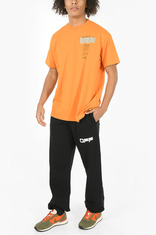 Short Sleeved BUILDING Printed Crewneck T-shirt
