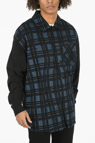 Printed Logo CONTRAST Checkered Shirt