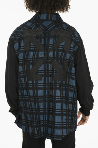 Printed Logo CONTRAST Checkered Shirt