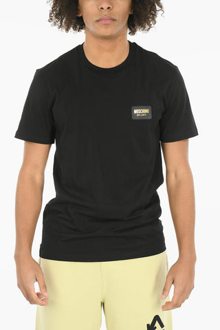 COUTURE! Short Sleeved Crewneck T-shirt With patch