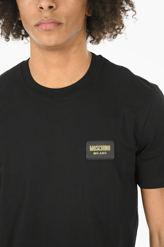 COUTURE! Short Sleeved Crewneck T-shirt With patch