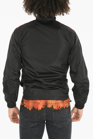 Contrastig Band STRIPE Zipped Sweatshirt
