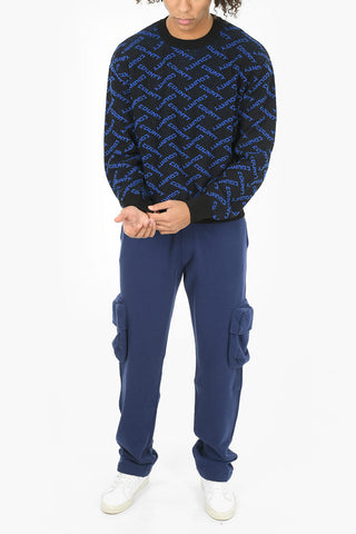 Crewneck ALL OVER COUNTY Embroidered Sweater