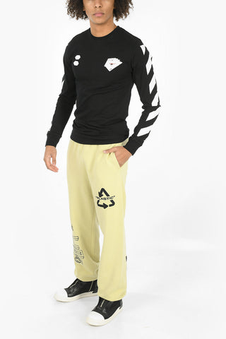 T-Shirt Stampata SSENSE BOAT A Maniche Lunghe