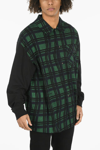 Printed Logo CONTRAST Checkered Shirt