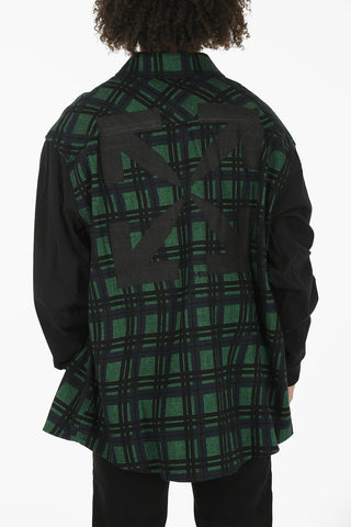 Printed Logo CONTRAST Checkered Shirt