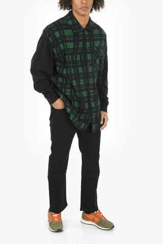 Printed Logo CONTRAST Checkered Shirt