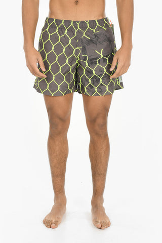 Printed BROKEN Swim Shorts