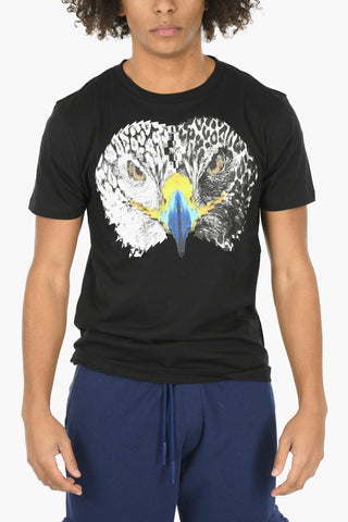 Short Sleeved Printed COMALLO Crewneck T-shirt