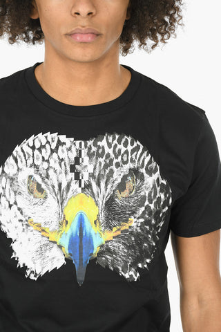 Short Sleeved Printed COMALLO Crewneck T-shirt