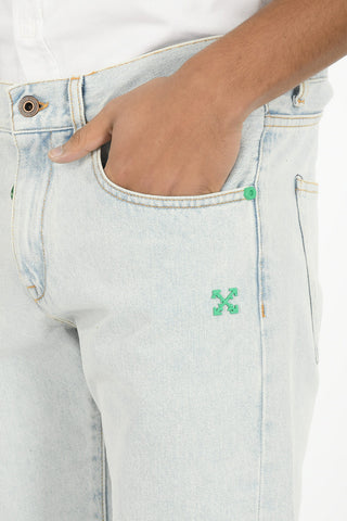 18 cm Light Wash Slim Fit Jeans