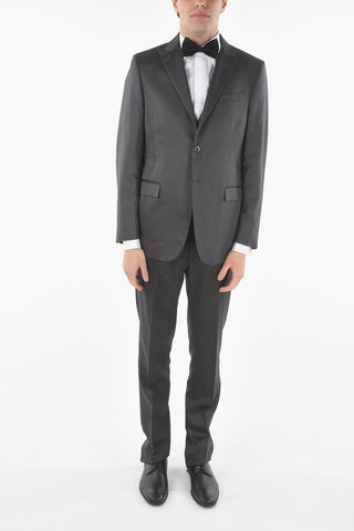 CC COLLECTION 3-Piece CERIM. REFINED Suit with Pinstriped Pants