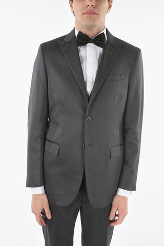 CC COLLECTION 3-Piece CERIM. REFINED Suit with Pinstriped Pants