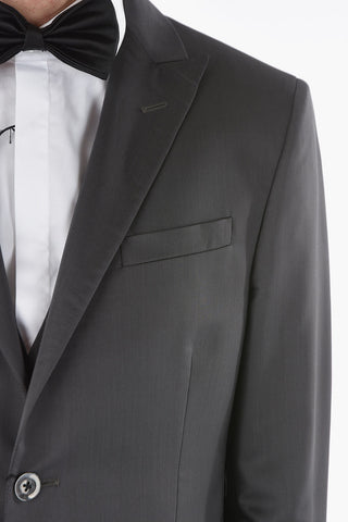 CC COLLECTION 3-Piece CERIM. REFINED Suit with Pinstriped Pants