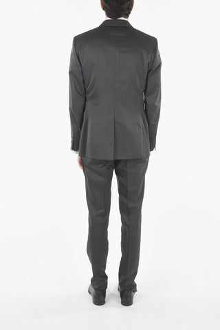 CC COLLECTION 3-Piece CERIM. REFINED Suit with Pinstriped Pants