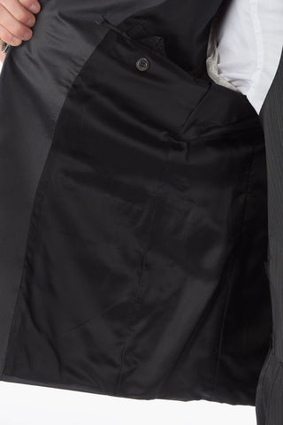 CC COLLECTION 3-Piece CERIM. REFINED Suit with Pinstriped Pants