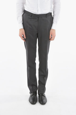 CC COLLECTION 3-Piece CERIM. REFINED Suit with Pinstriped Pants