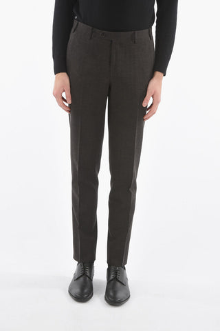 Mid Rise Tweed Pants