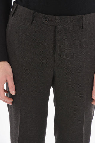 Mid Rise Tweed Pants