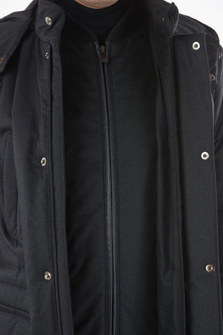 ID Parka imbottito ROWER con Cappuccio Removibile