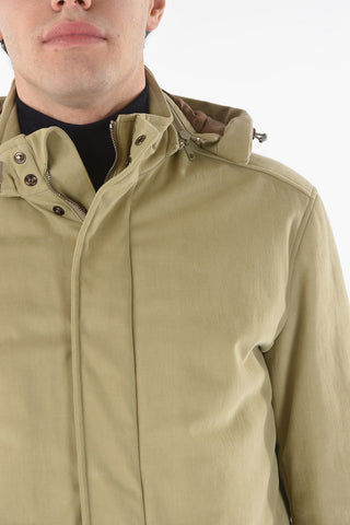 Parka Imbottito Con Cappuccio Removibile