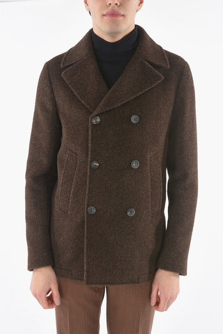 Half-lined Coat with Slanted Pocket