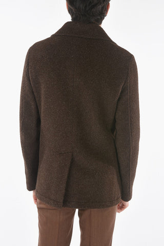 Half-lined Coat with Slanted Pocket