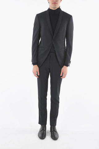 Lined Suit with 1 Front Button and Pockets Sewn